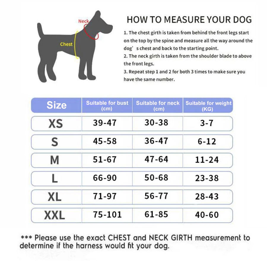 Bolux Adjustable Reflective No Pull Pet Dog Harness Vest
