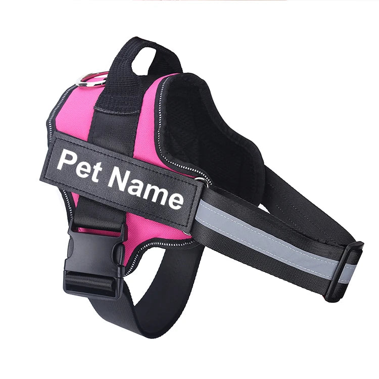 Bolux Adjustable No Pull Dog Harness Vest With Leash Set