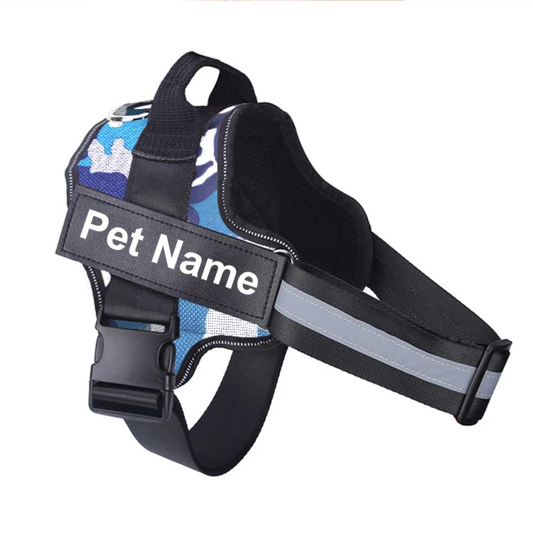 Bolux Adjustable No Pull Dog Harness Vest With Leash Set