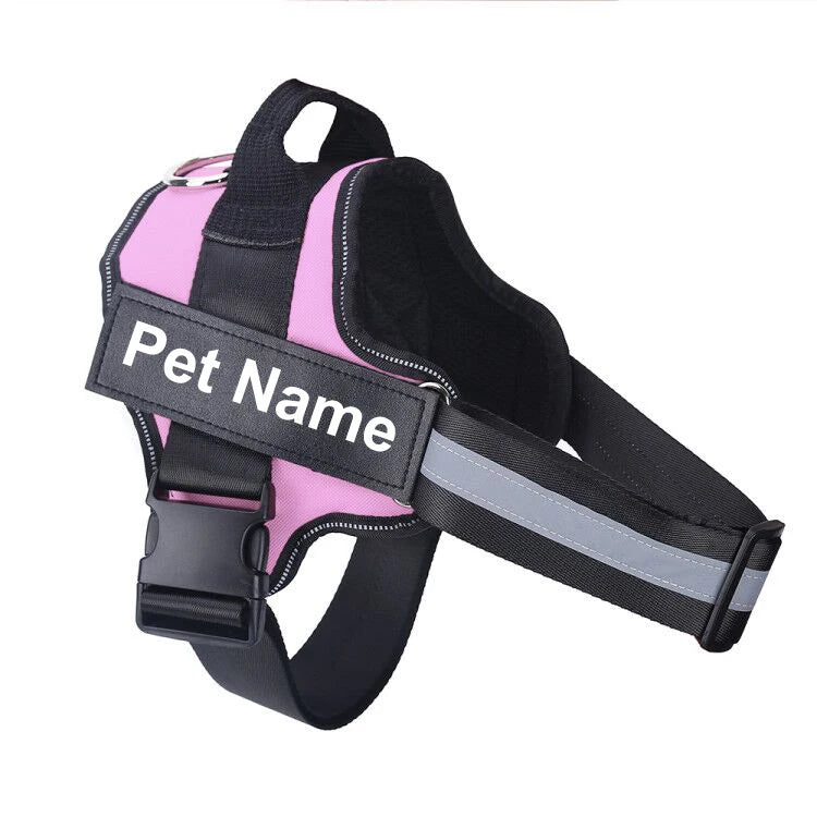 Bolux Adjustable No Pull Dog Harness Vest With Leash Set
