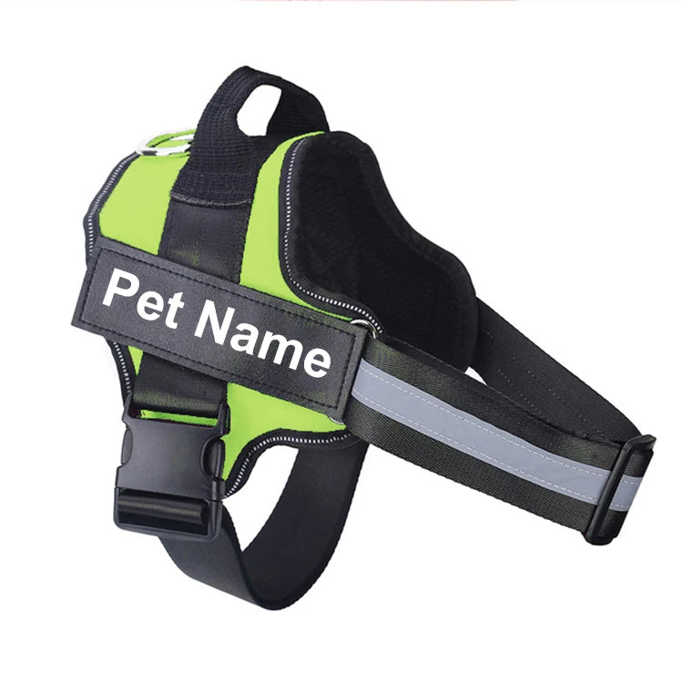 Bolux Adjustable No Pull Dog Harness Vest With Leash Set