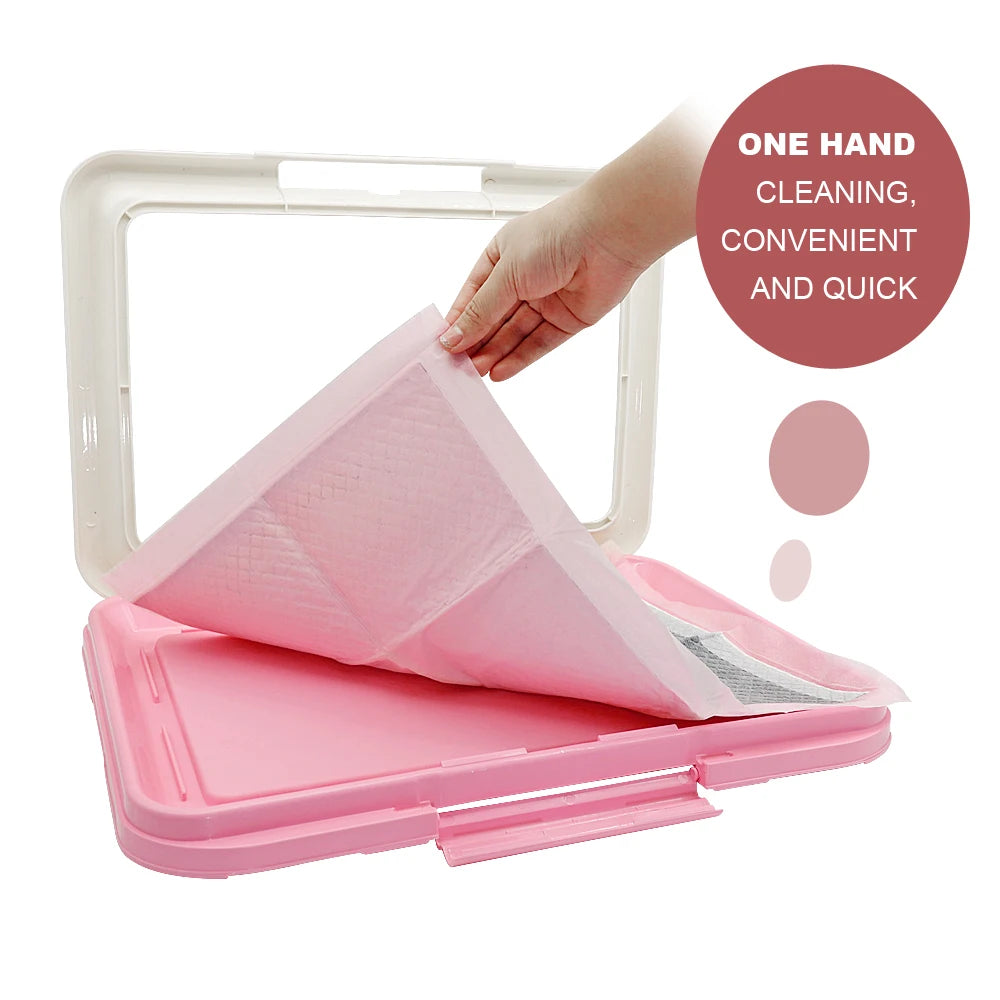 Portable Dog Training Toilet For Puppy Pad Holder Tray