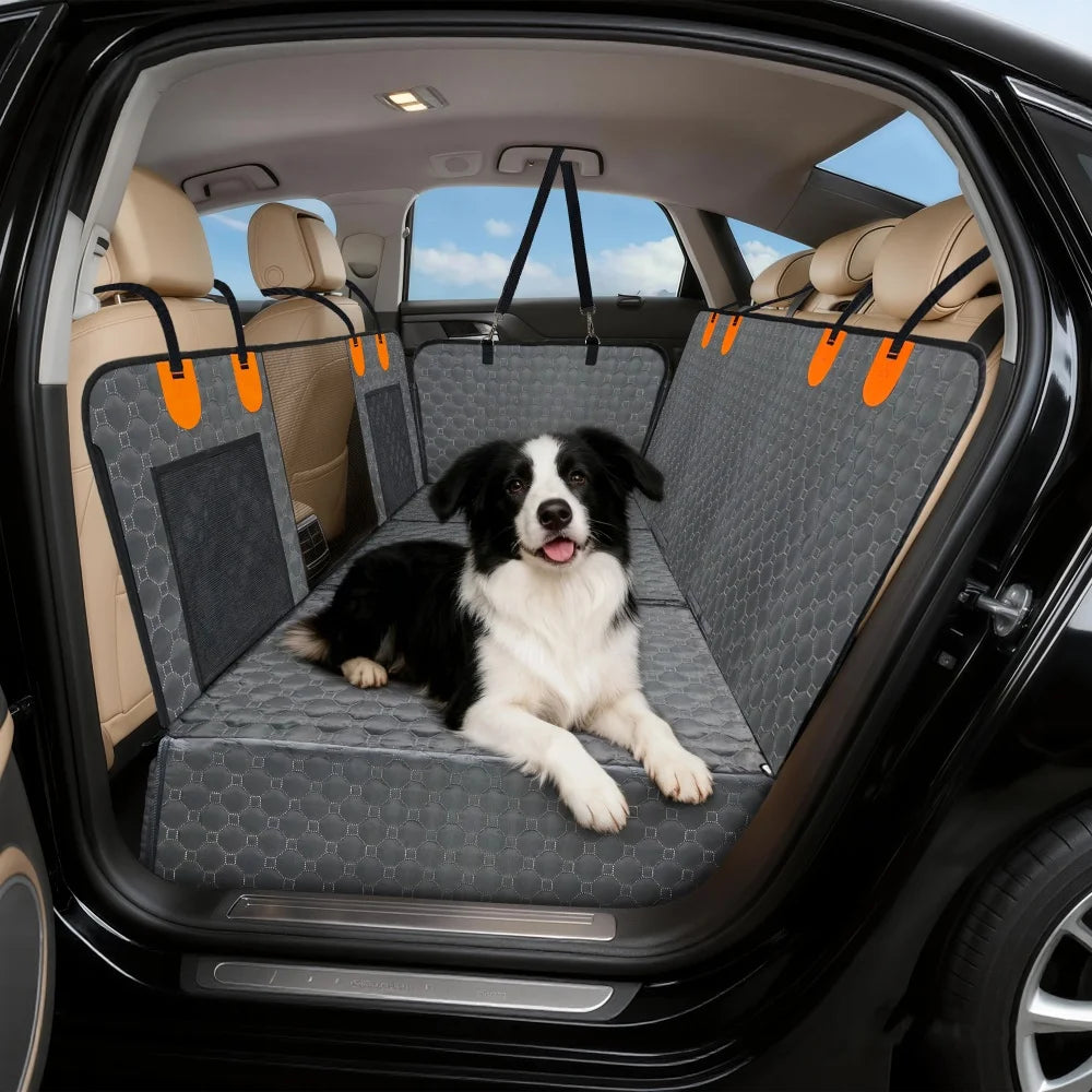Borwart Protective Hard Bottom Dog Car Seat Hammock Protector