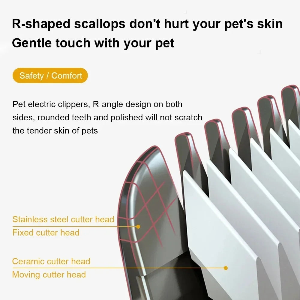 Professional Electric Pet Hair Clipper And Grooming Trimmer