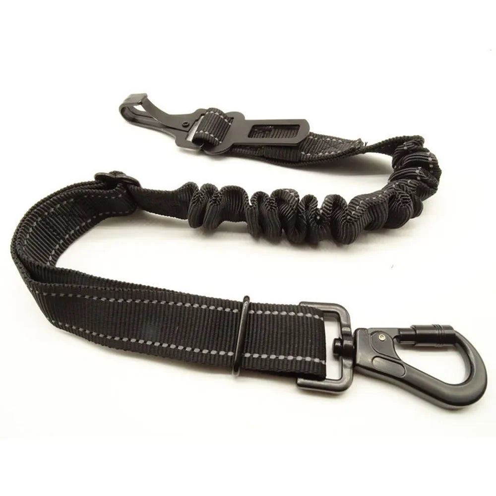 Reflective Nylon Adjustable Dog Safety Car Seat Belt