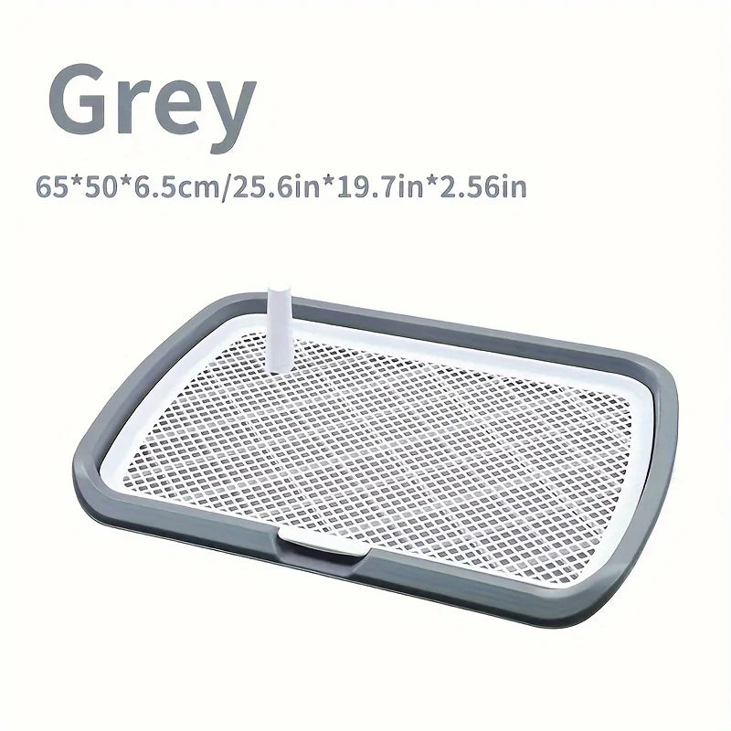 Reusable Dog Indoor Potty Tray With Removable Plastic Grid