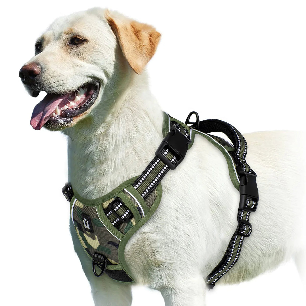 Adjustable Soft Padded No Pull Dog Harness with Control Handle