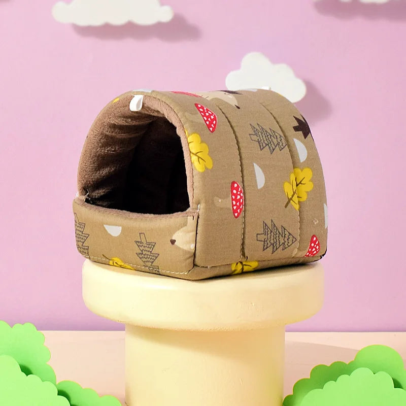 Soft Cotton Pet Sleeping House For Small Animals And Rabbits
