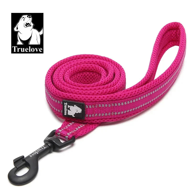 Truelove Reflective Padded Nylon Pet Dog Leash With Quick Release