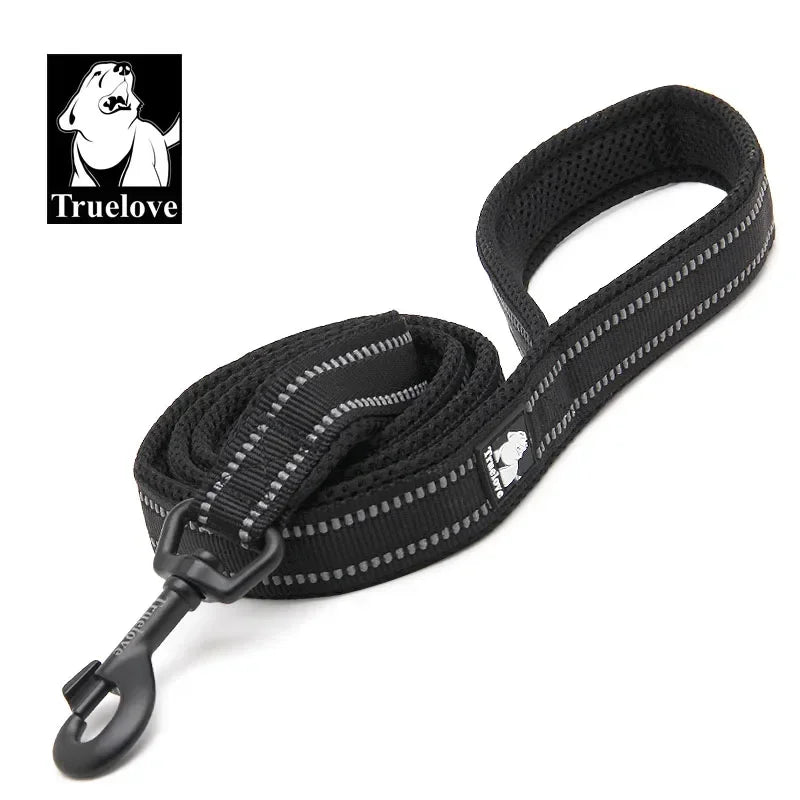 Truelove Reflective Padded Nylon Pet Dog Leash With Quick Release