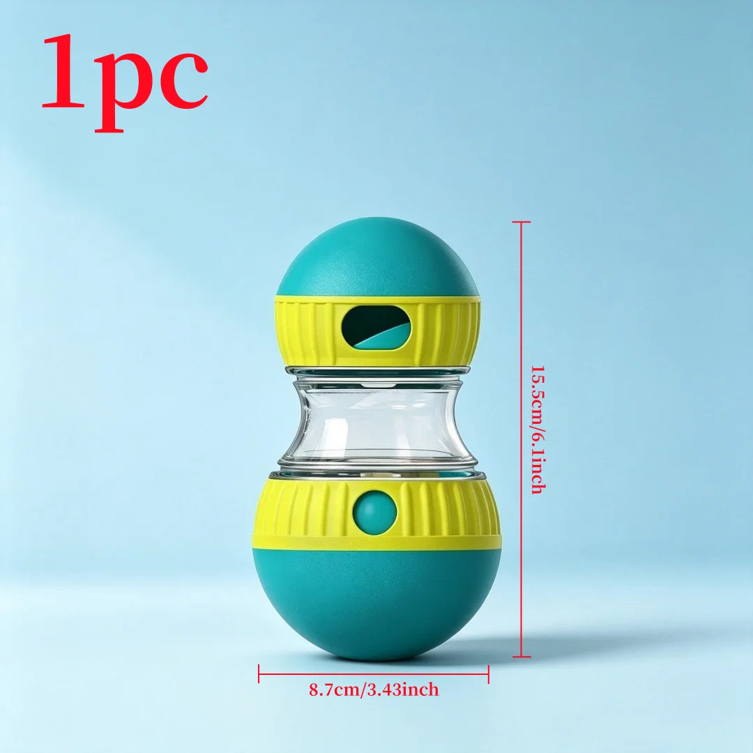 Interactive Dog Slow Feeder Puzzle Treat Dispensing Ball
