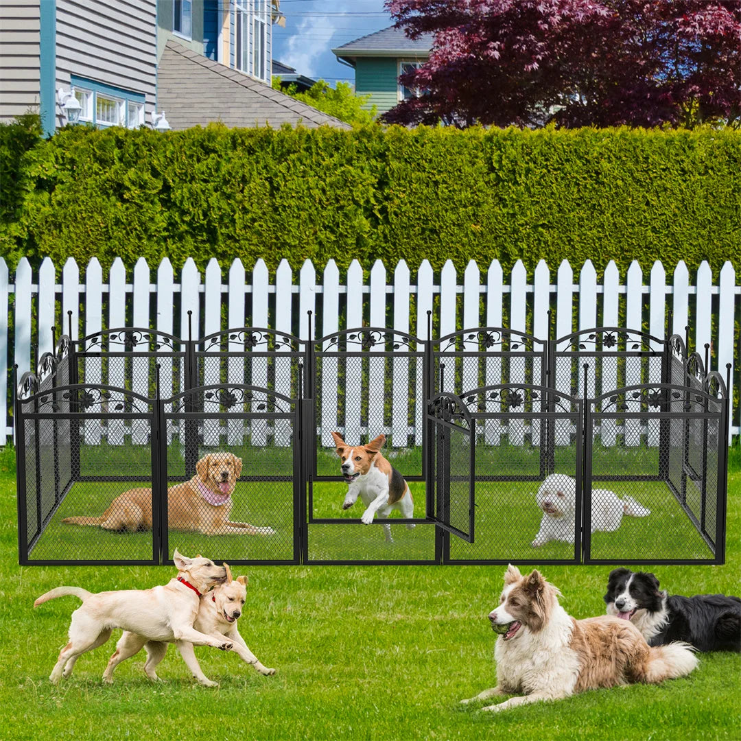 Bingopaw Heavy Duty Metal Indoor Outdoor Dog Playpen