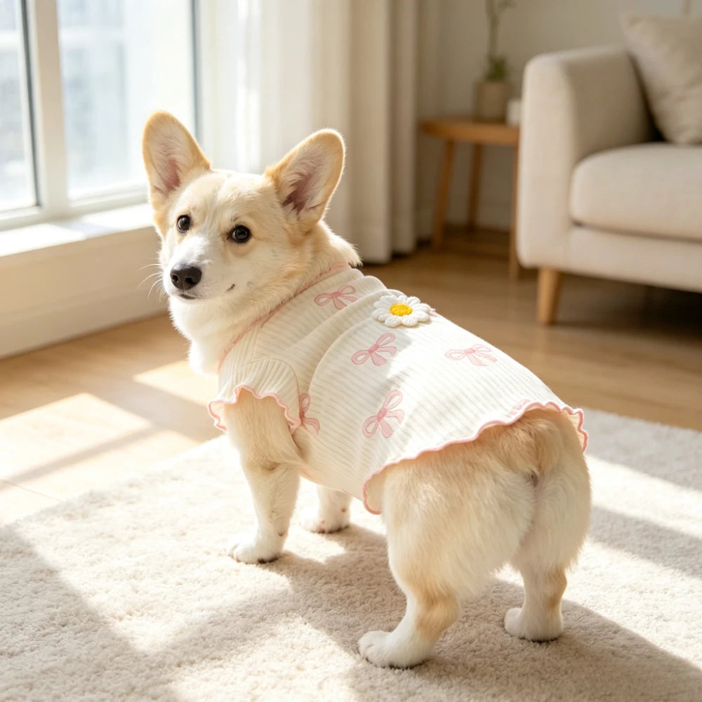 Lightweight Elastic Dog T Shirt For Comfortable Wear
