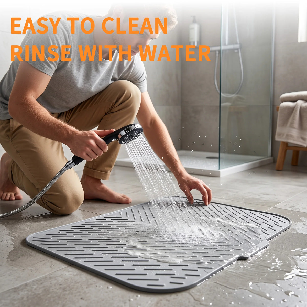 Premium Silicone Cat Litter Mat Waterproof Non Slip Durable