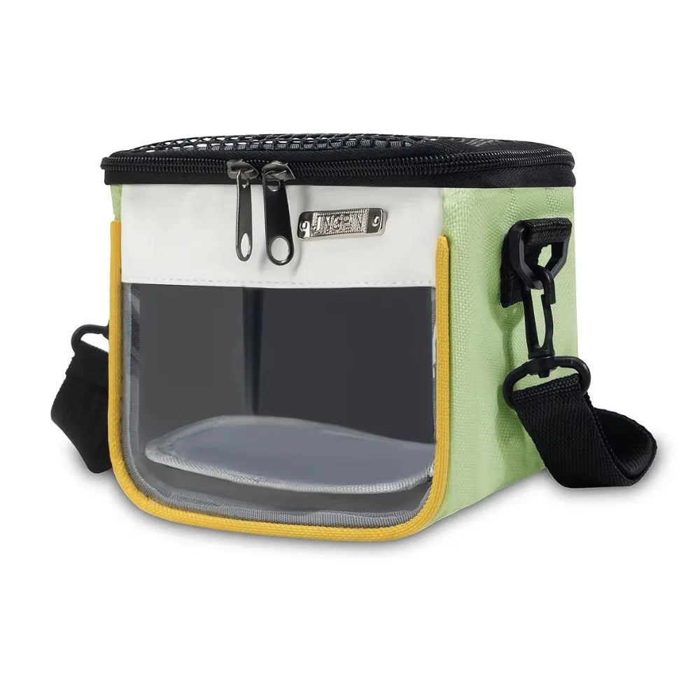 Ventilated Mesh Pet Carrier Bag For Small Pets And Hamsters