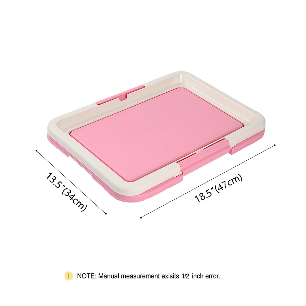 Portable Dog Training Toilet For Puppy Pad Holder Tray