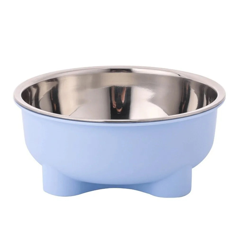Durable Anti Spill Stainless Steel Cat Feeding Bowl