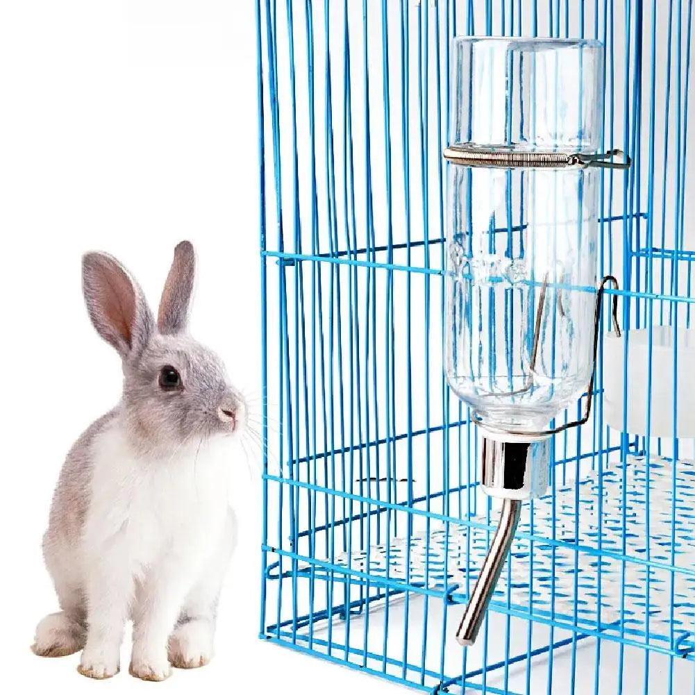Stainless Steel No Drip Small Pet Water Bottle Dispenser