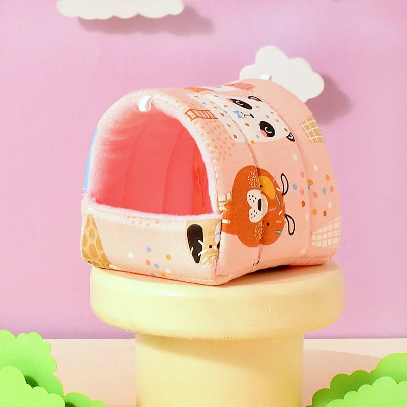 Soft Cotton Pet Sleeping House For Small Animals And Rabbits