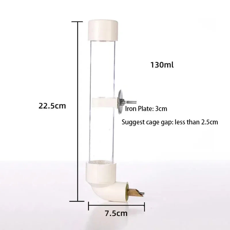 Mountable Bird And Hamster Water Drinking Dispenser Bottle