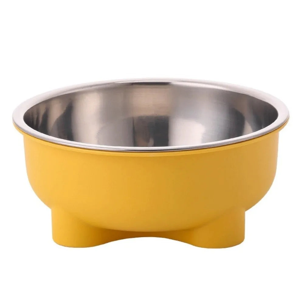 Durable Anti Spill Stainless Steel Cat Feeding Bowl