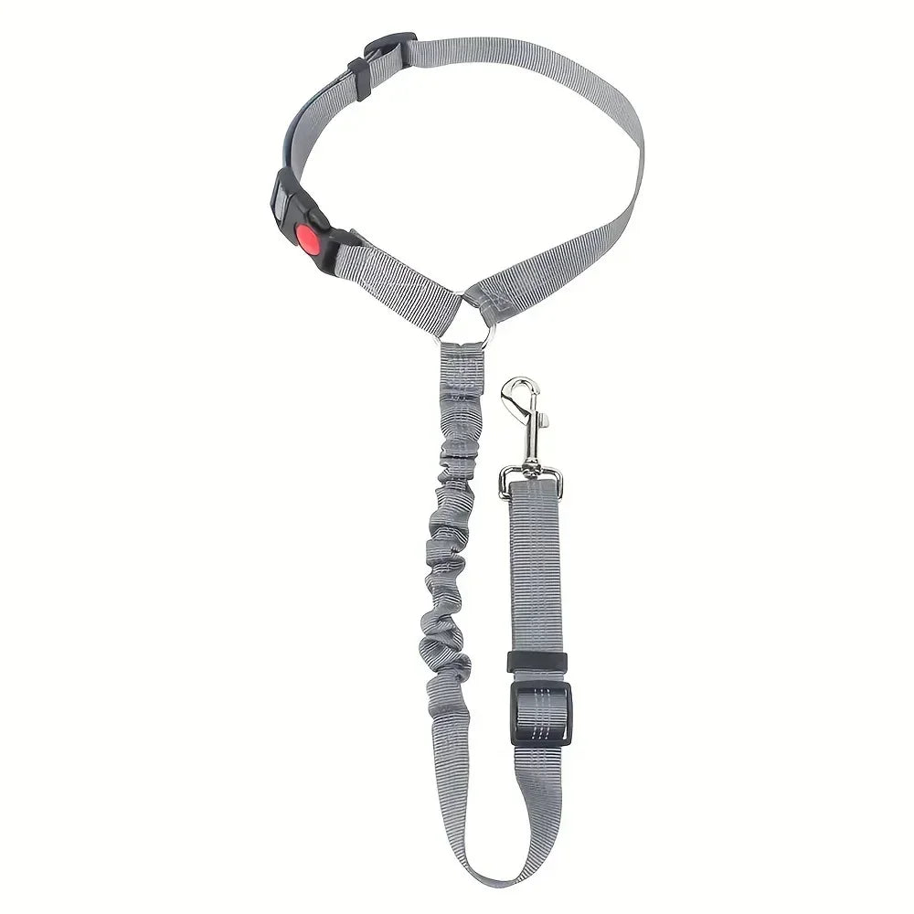 Dual Purpose Dog Harness Leash With Car Seat Belt Safety Clip