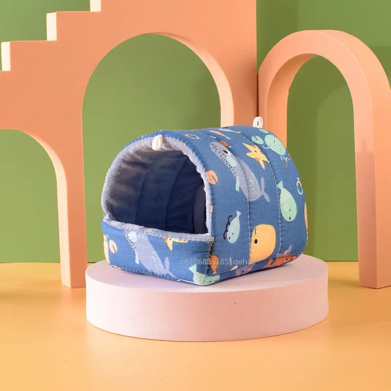 Soft Cotton Pet Sleeping House For Small Animals And Rabbits
