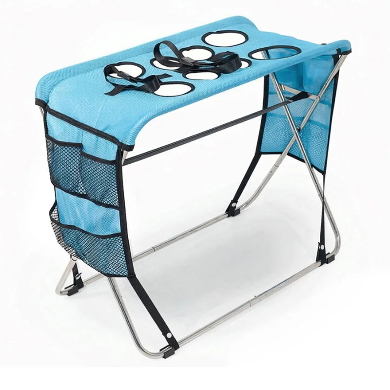 Foldable Pet Grooming Hammock With Scratch Resistant Mesh For Bathing