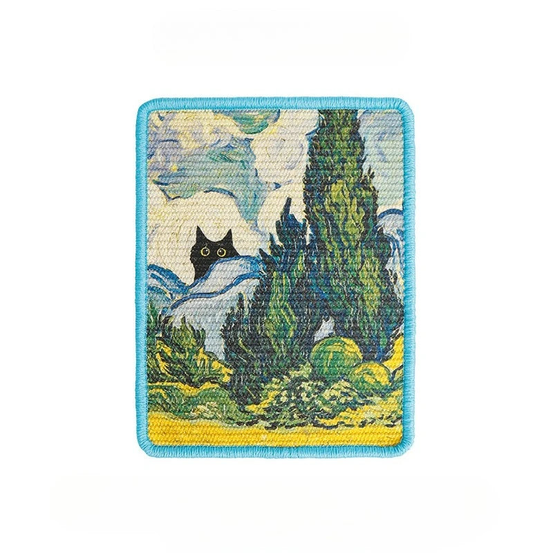 Durable Wall Mounted Cat Scratching Pad For Household Pets