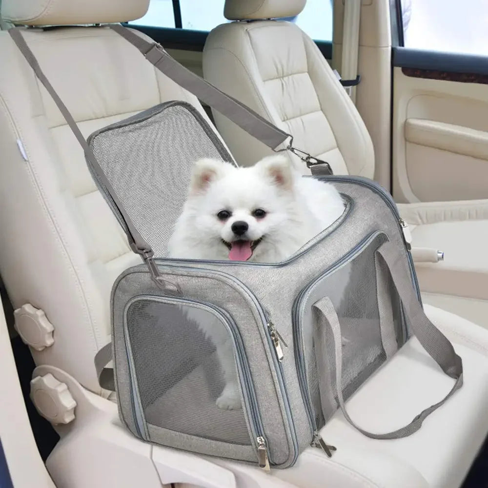 Breathable Foldable Pet Carrier Bag For Small Cats And Dogs