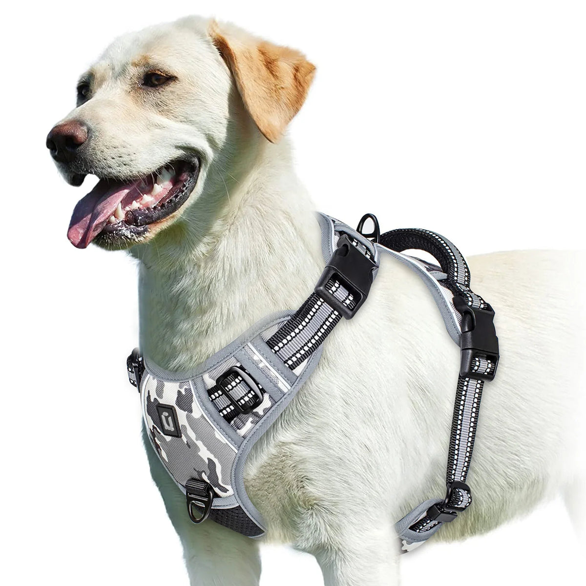 Adjustable Soft Padded No Pull Dog Harness with Control Handle