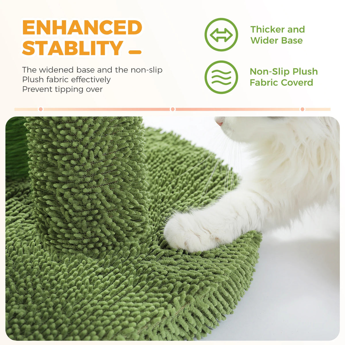 PAWZ Road Cat Scratching Post With Sisal Poles Interactive Ball