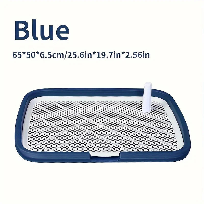 Reusable Dog Indoor Potty Tray With Removable Plastic Grid