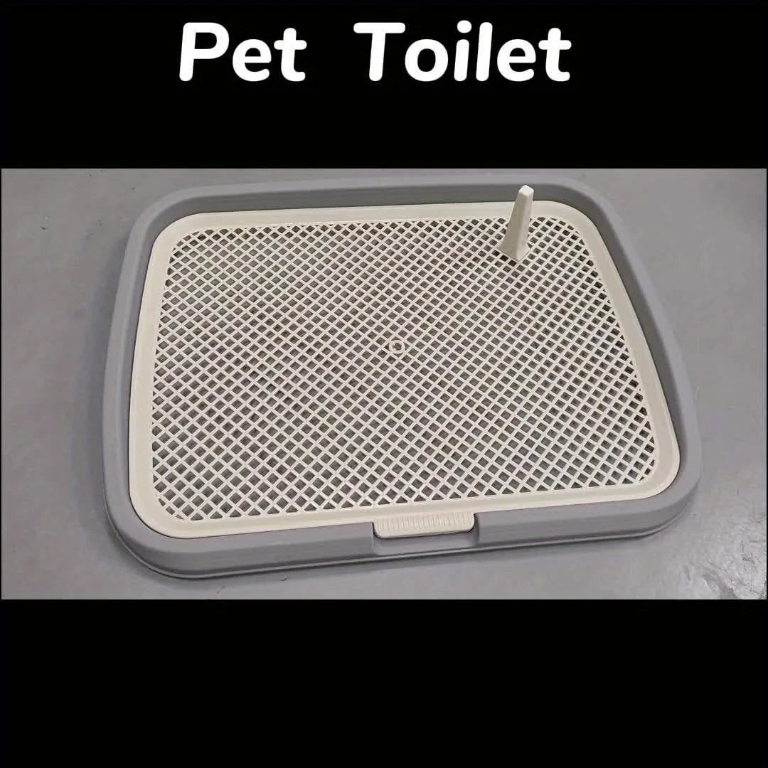 Reusable Dog Indoor Potty Tray With Removable Plastic Grid