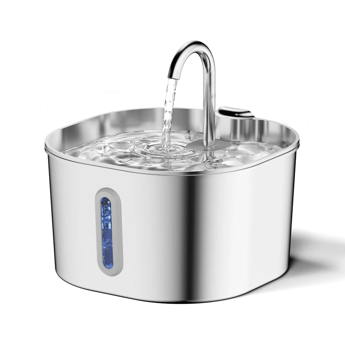 Stainless Steel Cat And Dog Water Fountain With Silent Operation
