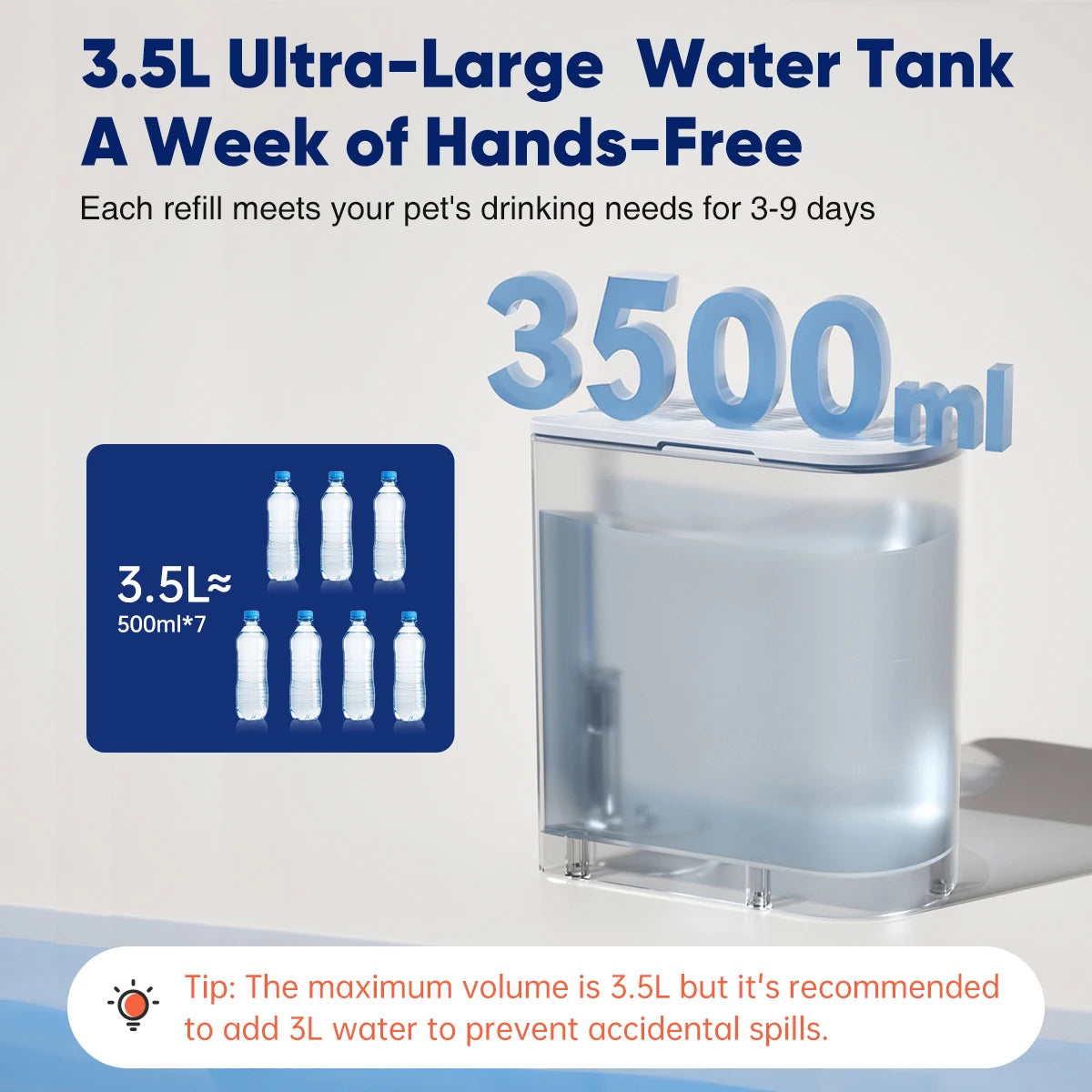 Petgravity Automatic Purifying Stainless Steel Pet Water Dispenser