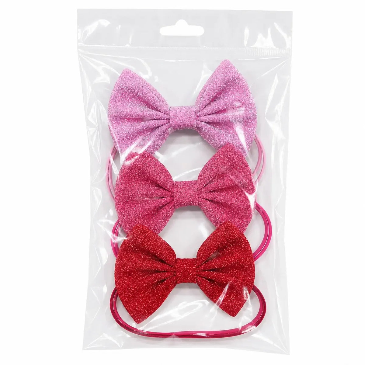 Premium Adjustable Leather Dog Hair Bow Set For Dogs