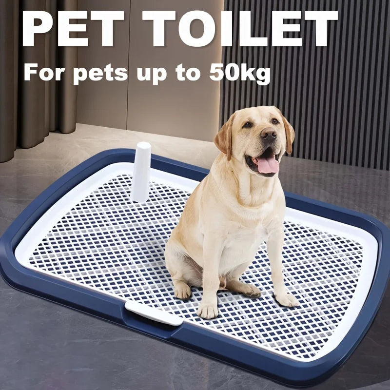 Reusable Dog Indoor Potty Tray With Removable Plastic Grid