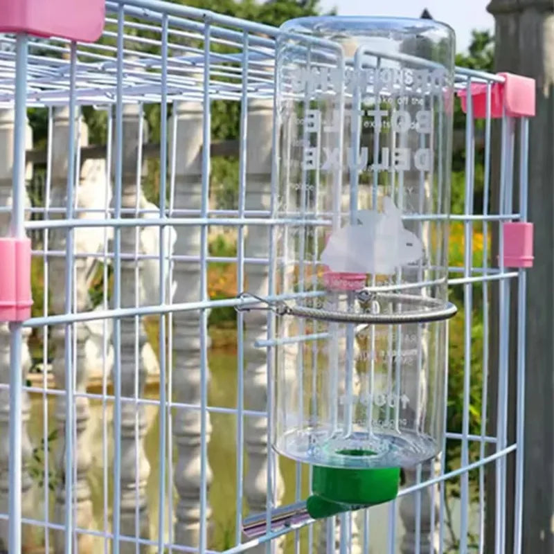 Large Capacity Hanging Pet Water Bottle For Small Animals