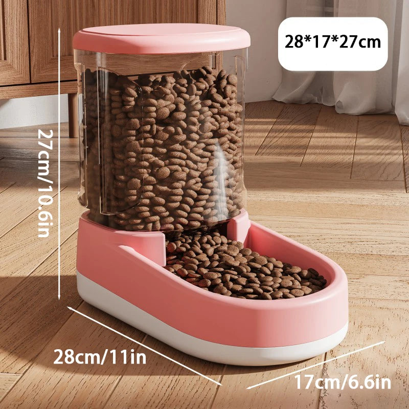 Large Capacity Plastic Pet Feeding Bowl For Dogs And Cats