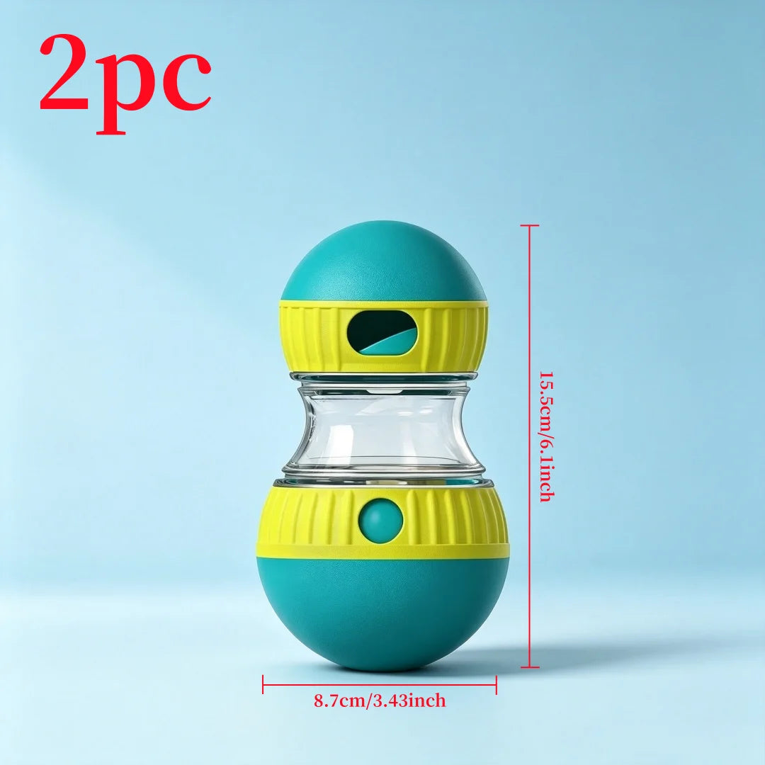 Interactive Dog Slow Feeder Puzzle Treat Dispensing Ball