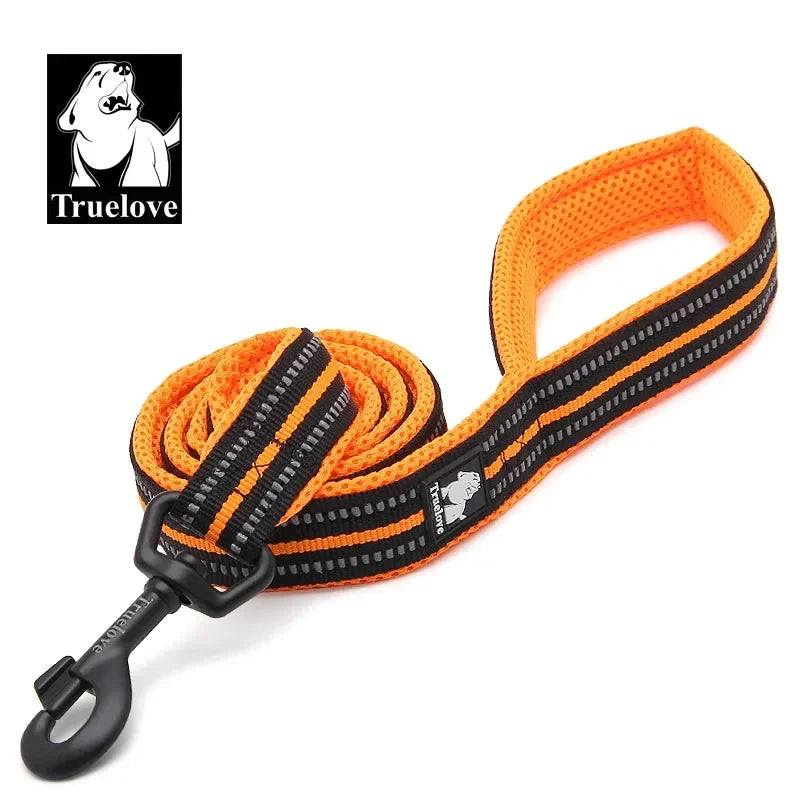 Truelove Reflective Padded Nylon Pet Dog Leash With Quick Release