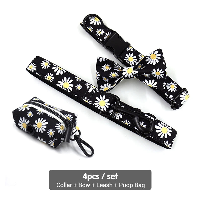 Glorious Kek Personalized Dog Harness Collar Leash Set