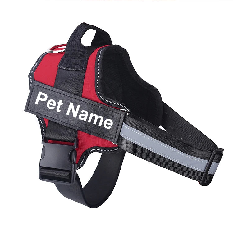 Bolux Adjustable No Pull Dog Harness Vest With Leash Set
