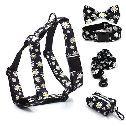 Glorious Kek Personalized Dog Harness Collar Leash Set