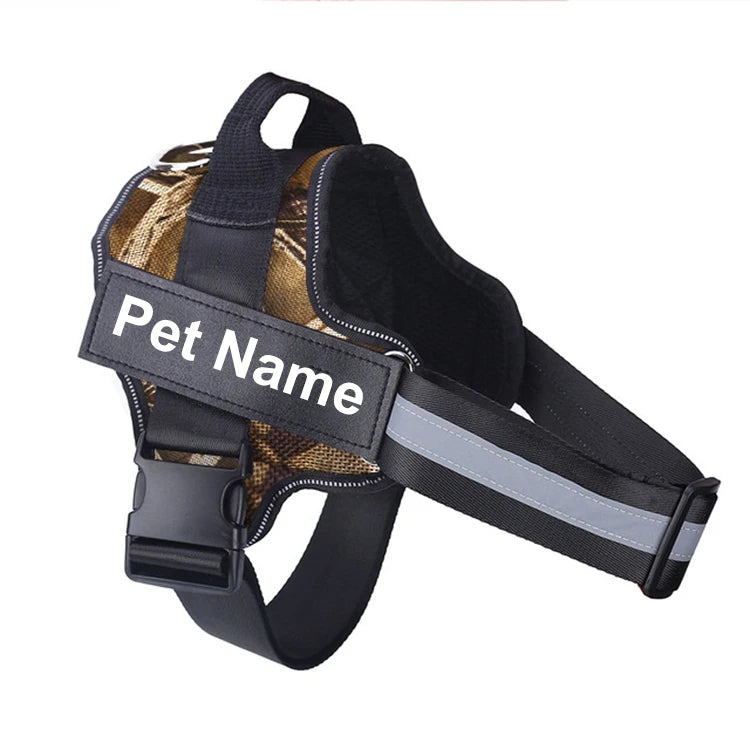 Bolux Adjustable No Pull Dog Harness Vest With Leash Set
