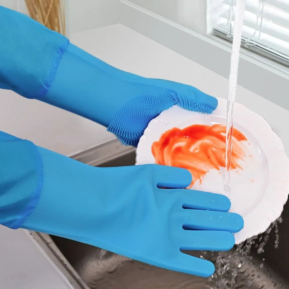 Silicone Pet Bathing Glove For Dog And Cat Grooming
