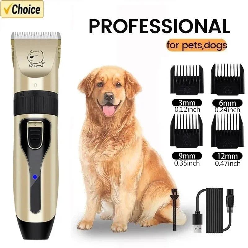Professional Electric Pet Hair Clipper And Grooming Trimmer