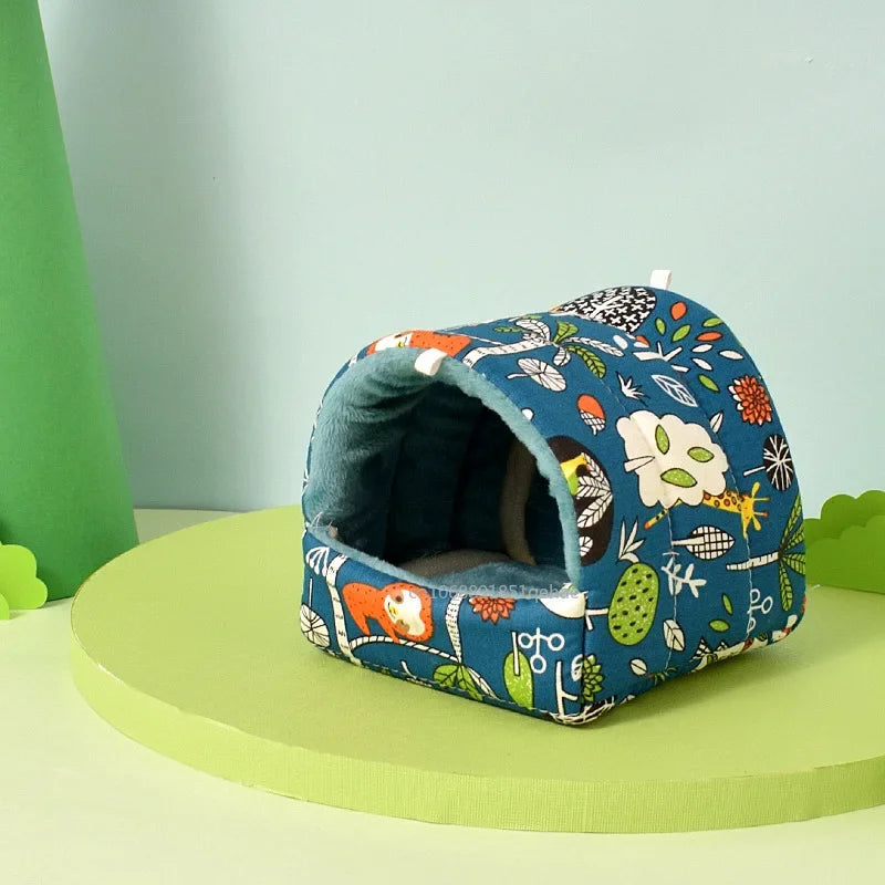 Soft Cotton Pet Sleeping House For Small Animals And Rabbits