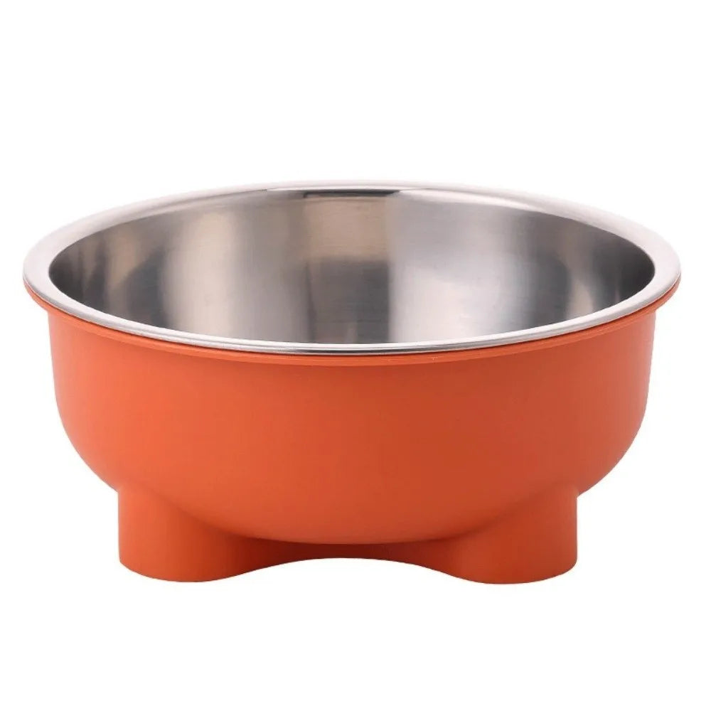 Durable Anti Spill Stainless Steel Cat Feeding Bowl